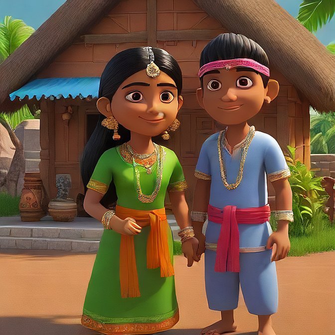 3D cartoon character art